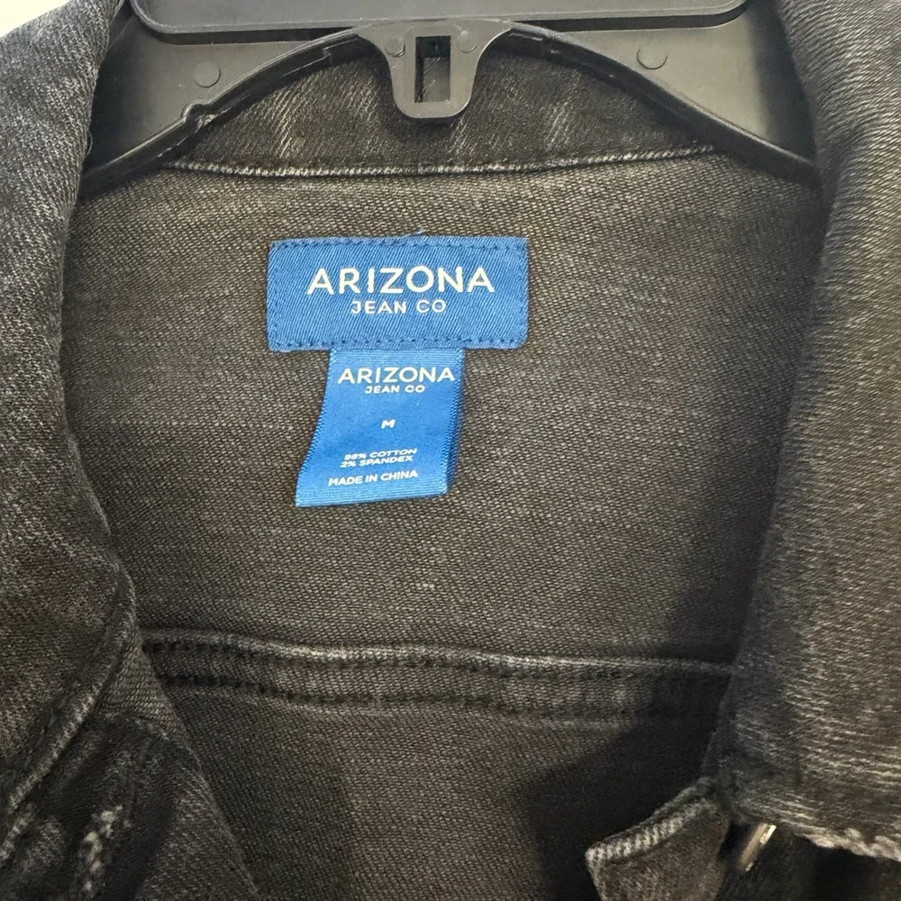 Arizona Jean Company Black Denim Jacket - Picture 2 of 4